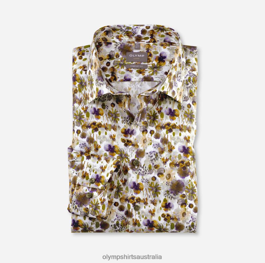 Clothing AU OLYMP Luxor Comfort Fit, Business Shirt, New Kent, Lime T8882J1555