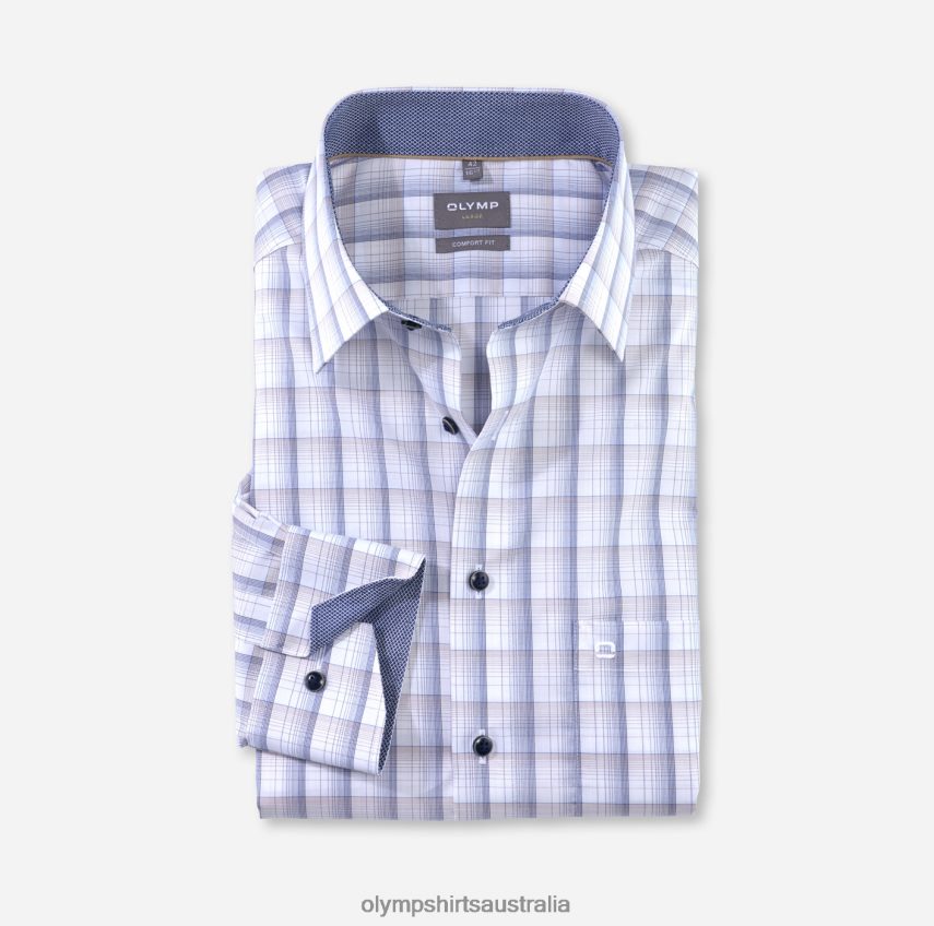 Clothing AU OLYMP Luxor Comfort Fit, Business Shirt, New Kent, Natural T8882J1486