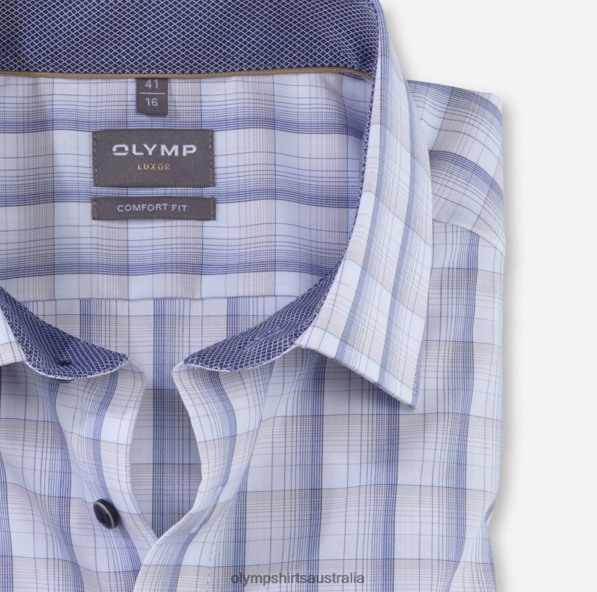 Clothing AU OLYMP Luxor Comfort Fit, Business Shirt, New Kent, Natural T8882J1515