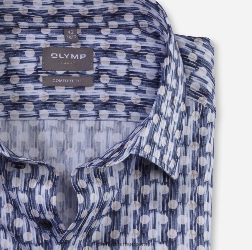 Clothing AU OLYMP Luxor Comfort Fit, Business Shirt, New Kent, Natural T8882J1561