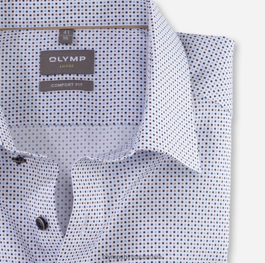 Clothing AU OLYMP Luxor Comfort Fit, Business Shirt, New Kent, Natural T8882J1586