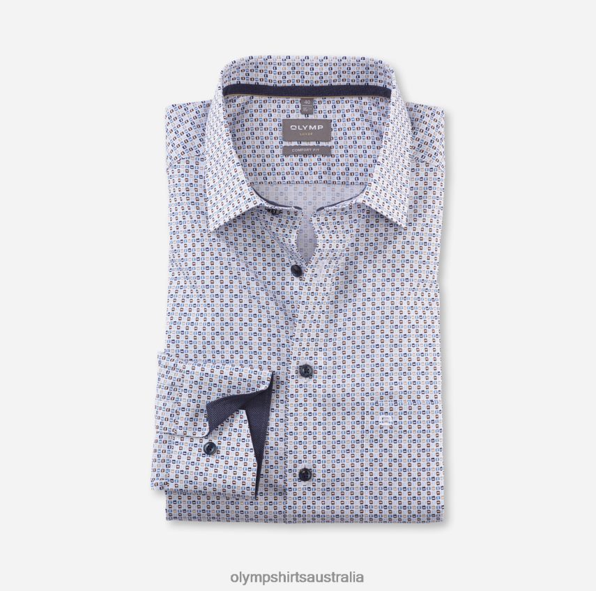 Clothing AU OLYMP Luxor Comfort Fit, Business Shirt, New Kent, Natural T8882J1597