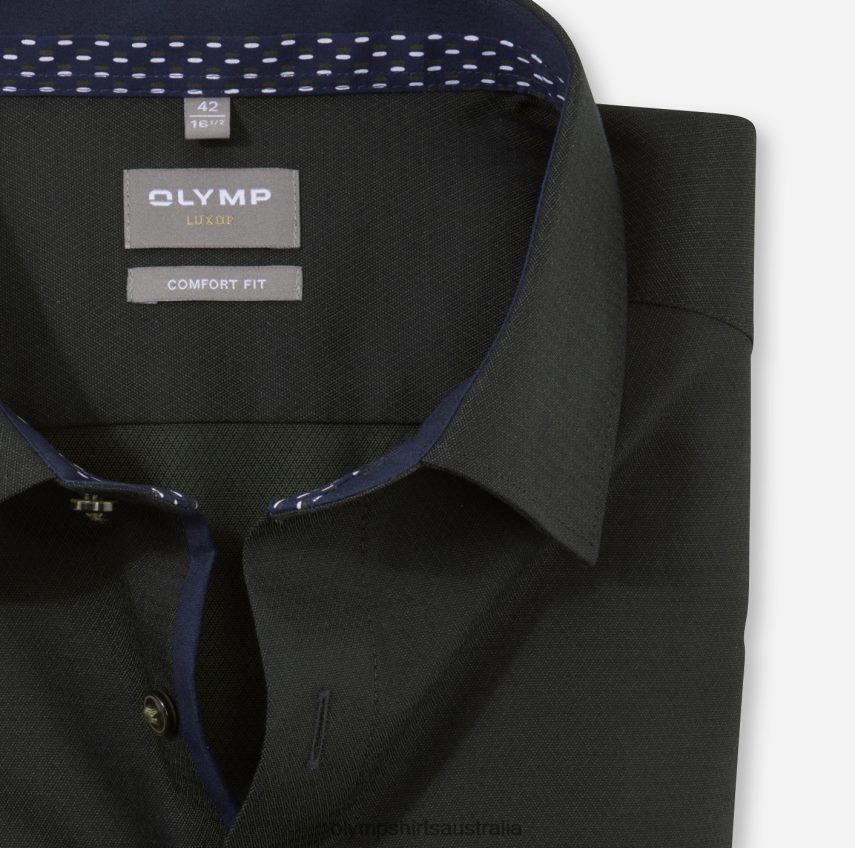 Clothing AU OLYMP Luxor Comfort Fit, Business Shirt, New Kent, Olive T8882J1612
