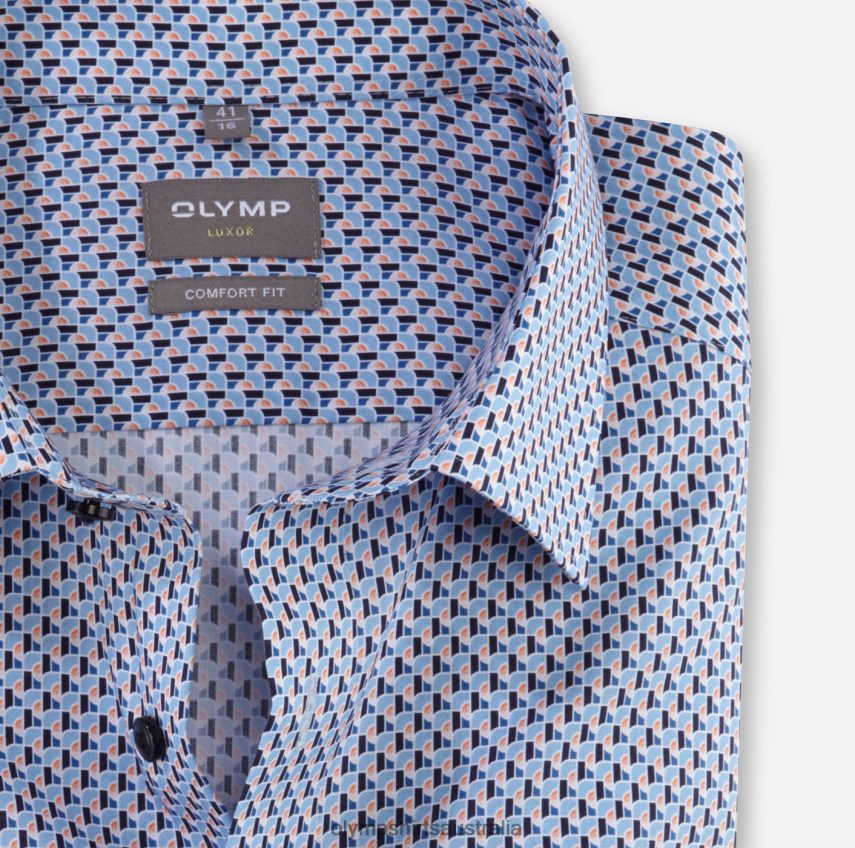 Clothing AU OLYMP Luxor Comfort Fit, Business Shirt, New Kent, Orange T8882J1541