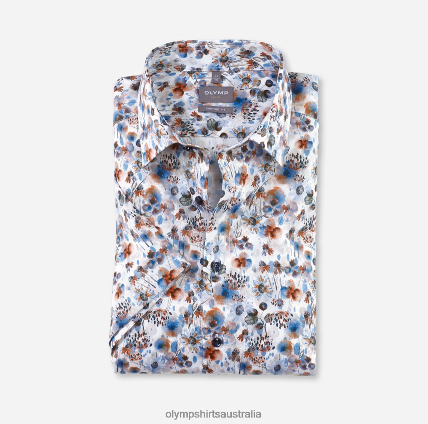 Clothing AU OLYMP Luxor Comfort Fit, Business Shirt, New Kent, Orange T8882J1602