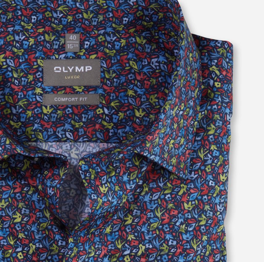 Clothing AU OLYMP Luxor Comfort Fit, Business Shirt, New Kent, Red T8882J1503