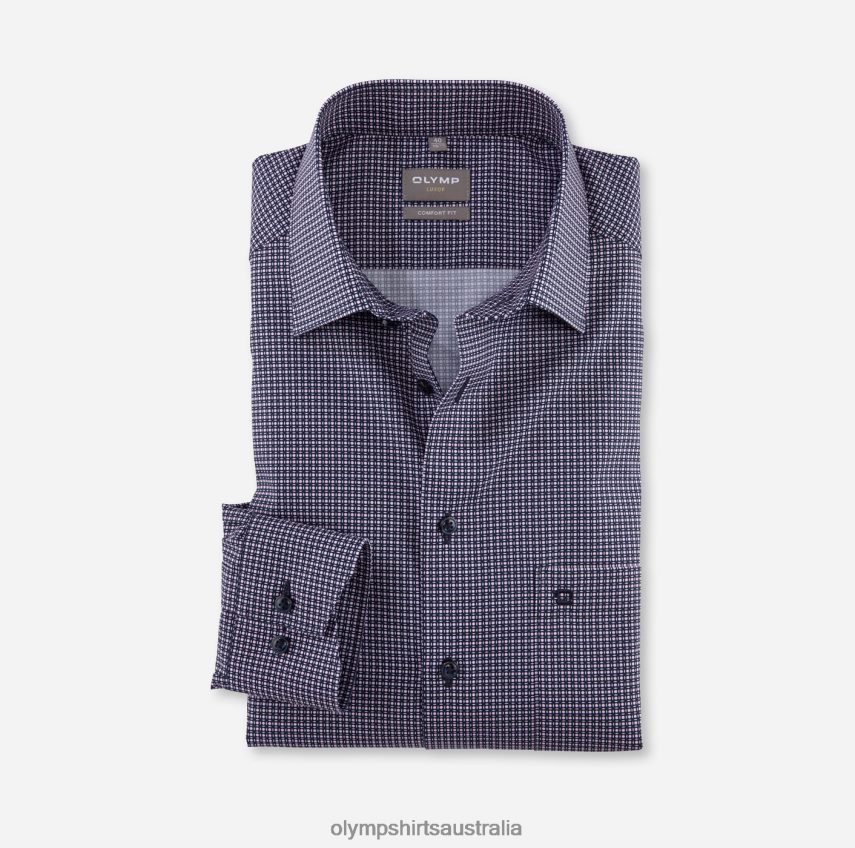 Clothing AU OLYMP Luxor Comfort Fit, Business Shirt, New Kent, Rose T8882J1531