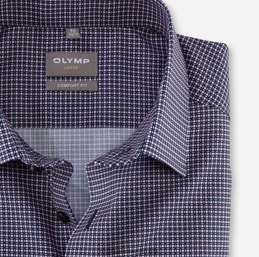 Clothing AU OLYMP Luxor Comfort Fit, Business Shirt, New Kent, Rose T8882J1531