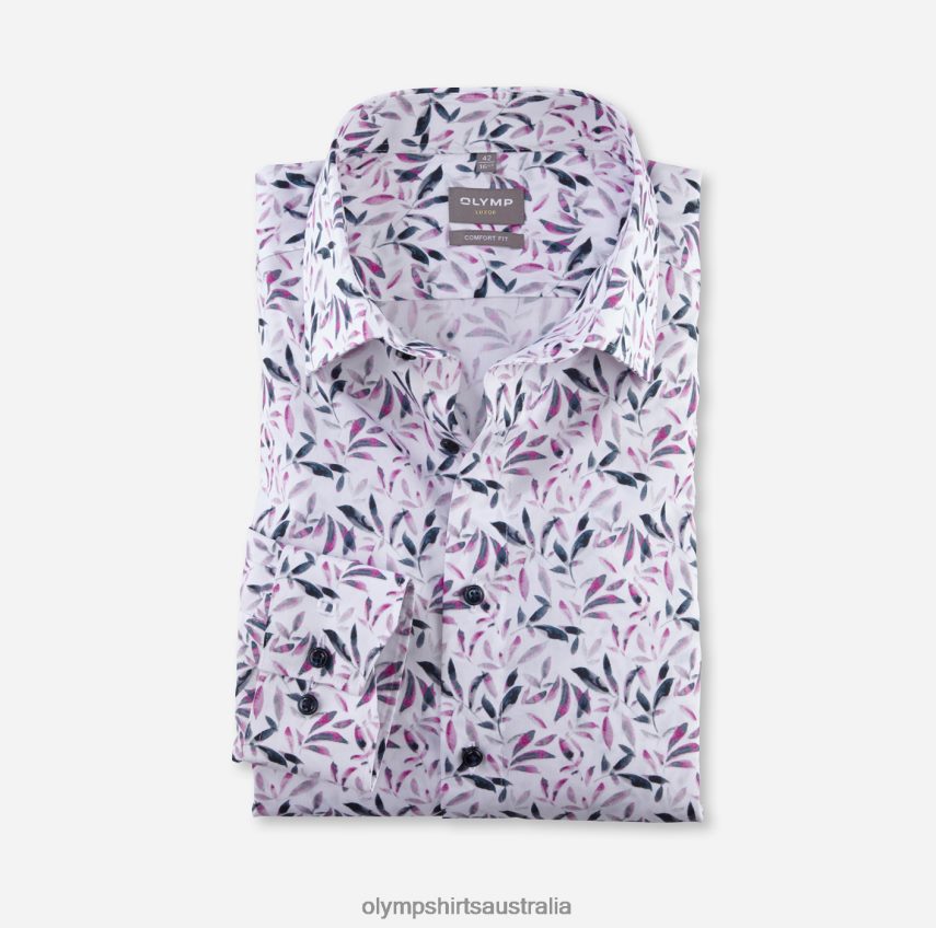 Clothing AU OLYMP Luxor Comfort Fit, Business Shirt, New Kent, Rose T8882J1549