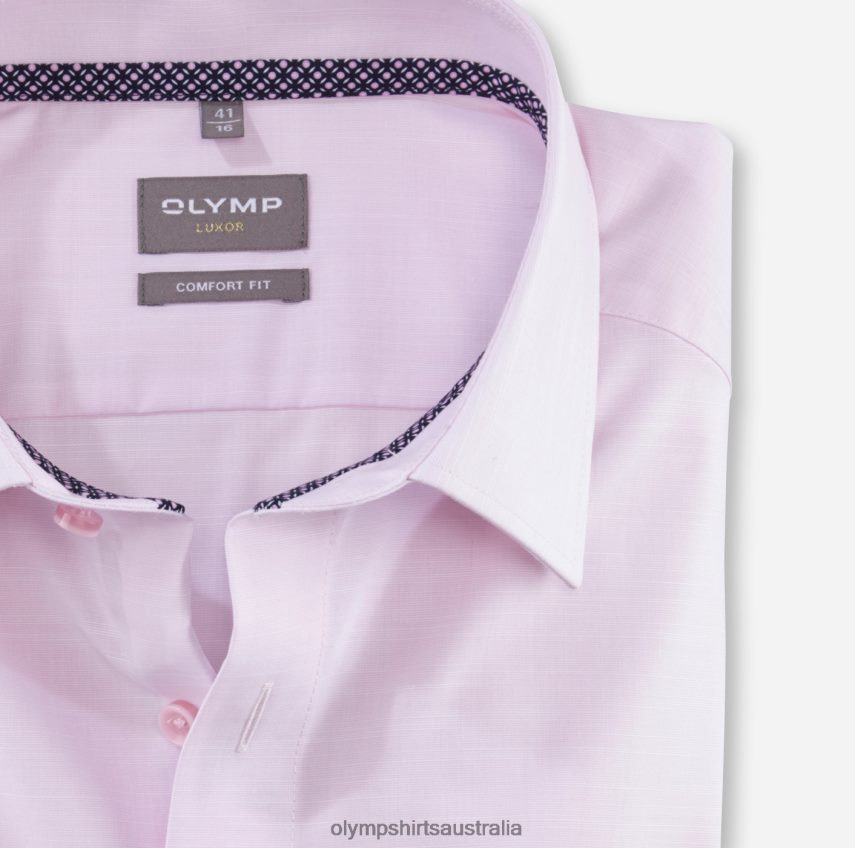Clothing AU OLYMP Luxor Comfort Fit, Business Shirt, New Kent, Rose T8882J1594
