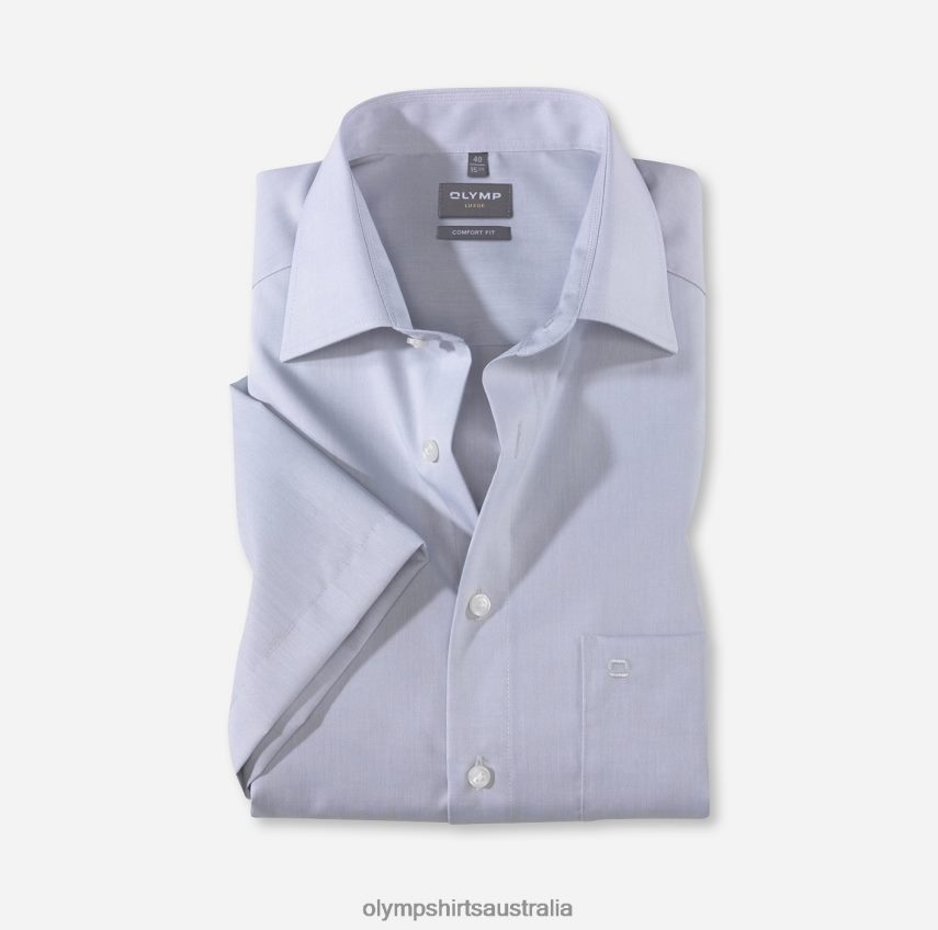 Clothing AU OLYMP Luxor Comfort Fit, Business Shirt, New Kent, Silver Grey T8882J1680