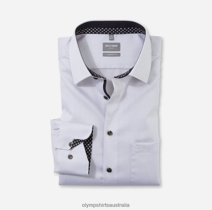 Clothing AU OLYMP Luxor Comfort Fit, Business Shirt, New Kent, Taupe T8882J1524