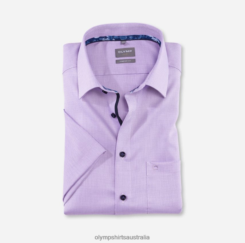 Clothing AU OLYMP Luxor Comfort Fit, Business Shirt, New Kent, Violet T8882J1654