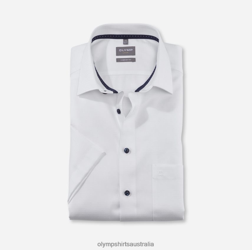 Clothing AU OLYMP Luxor Comfort Fit, Business Shirt, New Kent, White T8882J1474