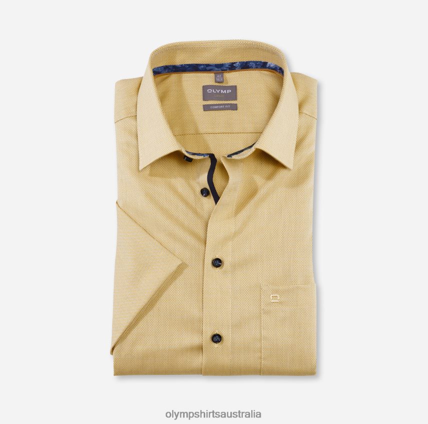 Clothing AU OLYMP Luxor Comfort Fit, Business Shirt, New Kent, Yellow T8882J1566
