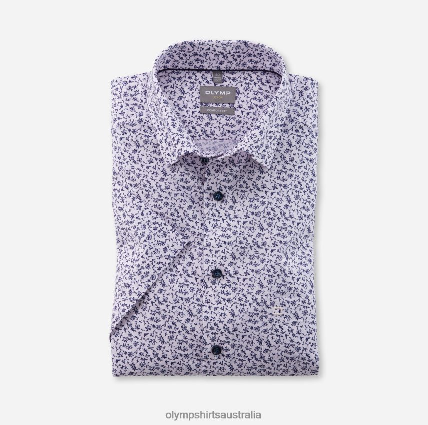 Clothing AU OLYMP Luxor Comfort Fit, Business Shirt, Under Button-Down, Rose T8882J1529