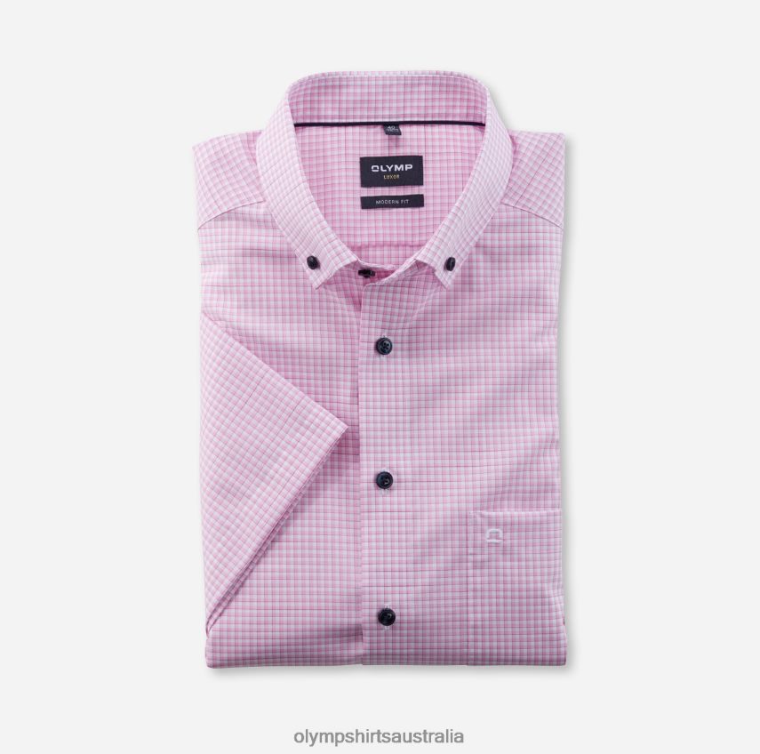 Clothing AU OLYMP Luxor Modern Fit, Business Shirt, Button-Down, Rose T8882J1151