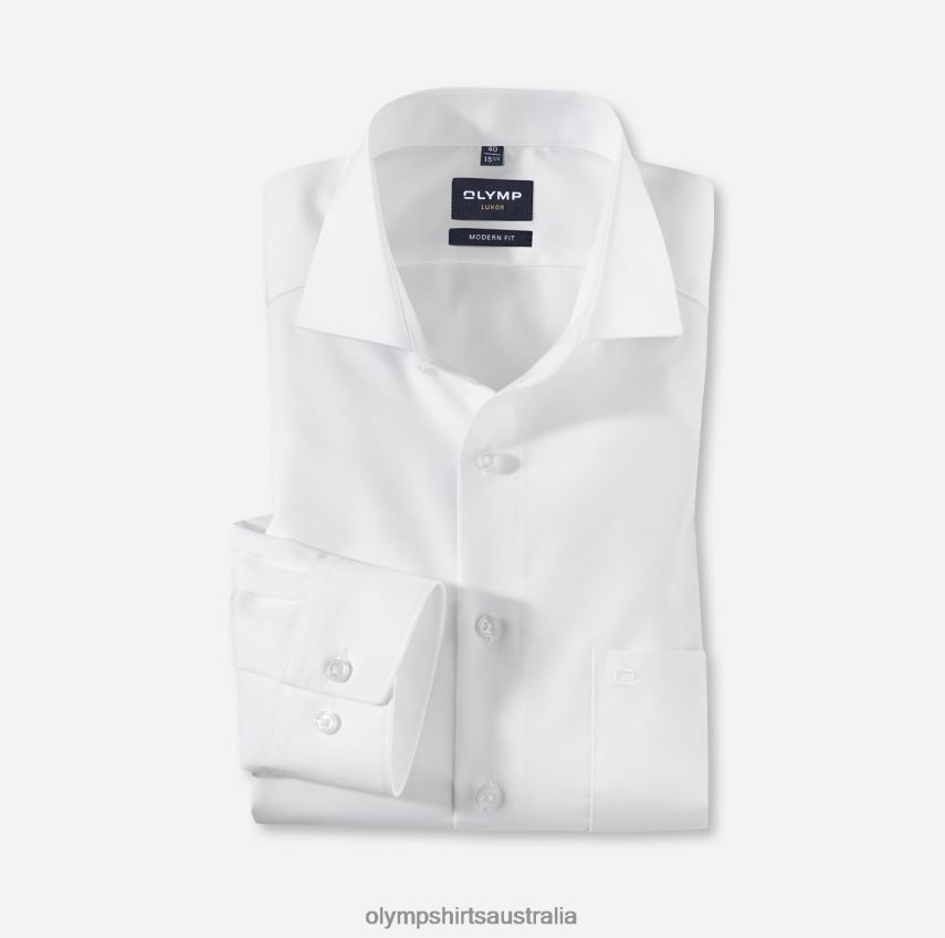 Clothing AU OLYMP Luxor Modern Fit, Business Shirt, Cutaway Classic, White T8882J1386