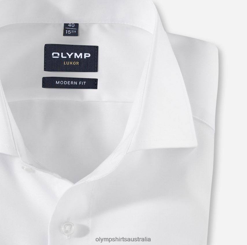 Clothing AU OLYMP Luxor Modern Fit, Business Shirt, Cutaway Classic, White T8882J1386
