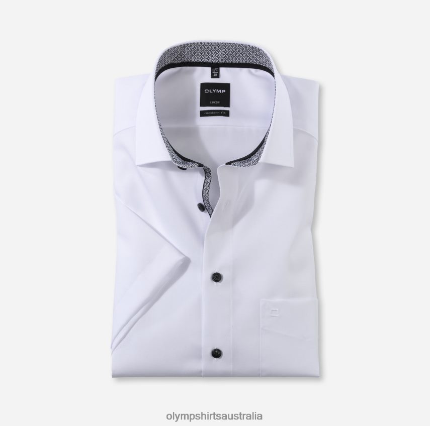 Clothing AU OLYMP Luxor Modern Fit, Business Shirt, Global Kent, Anthracite T8882J1083