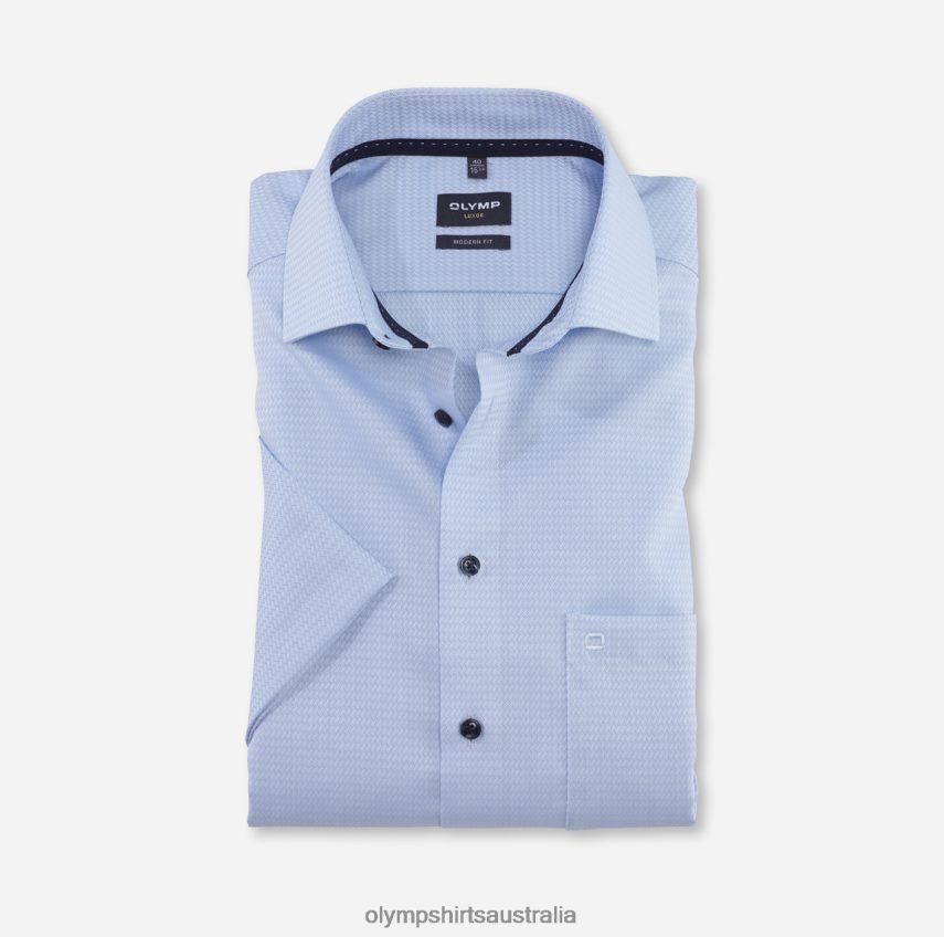 Clothing AU OLYMP Luxor Modern Fit, Business Shirt, Global Kent, Bleu T8882J1058