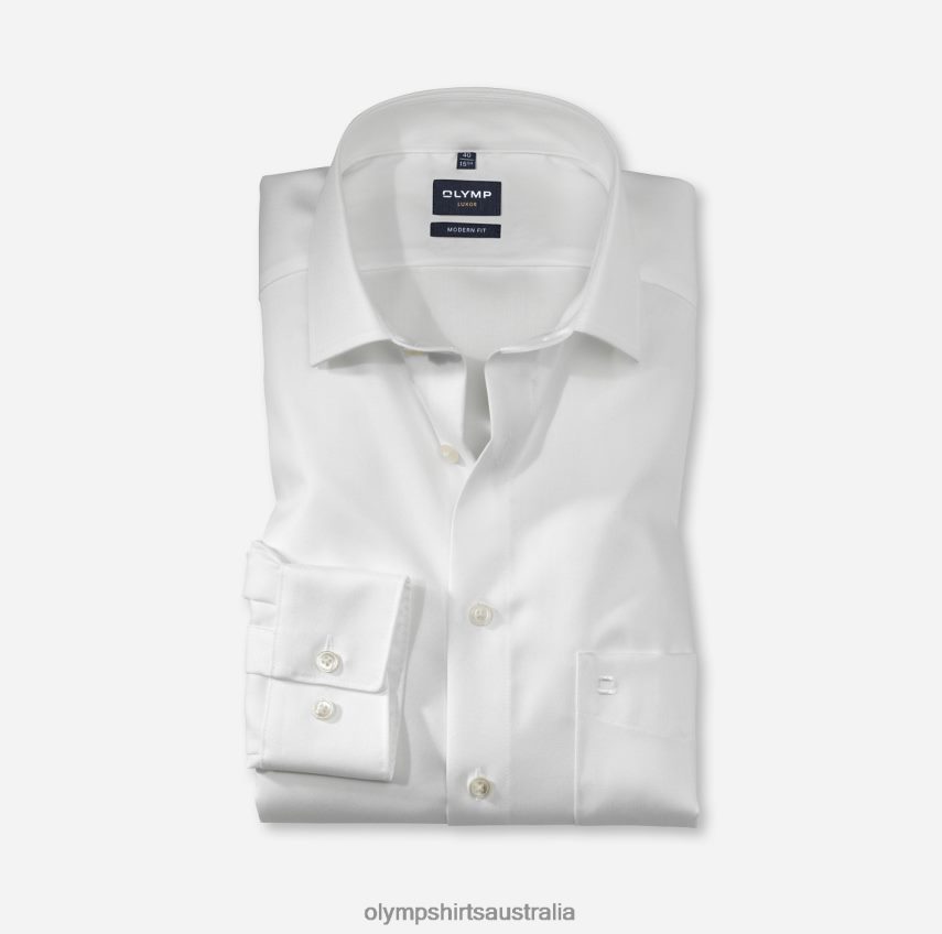 Clothing AU OLYMP Luxor Modern Fit, Business Shirt, Global Kent, Light Beige T8882J1048