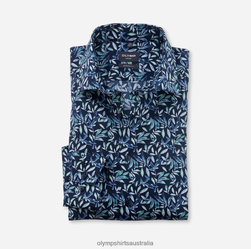 Clothing AU OLYMP Luxor Modern Fit, Business Shirt, Global Kent, Light Green T8882J1130