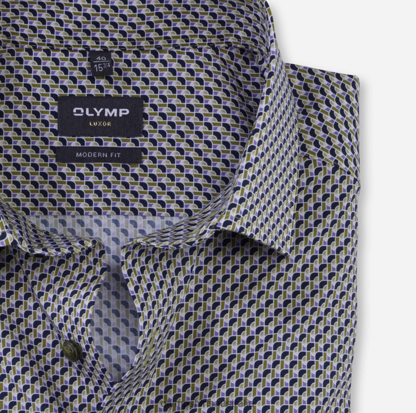 Clothing AU OLYMP Luxor Modern Fit, Business Shirt, Global Kent, Lime T8882J1088