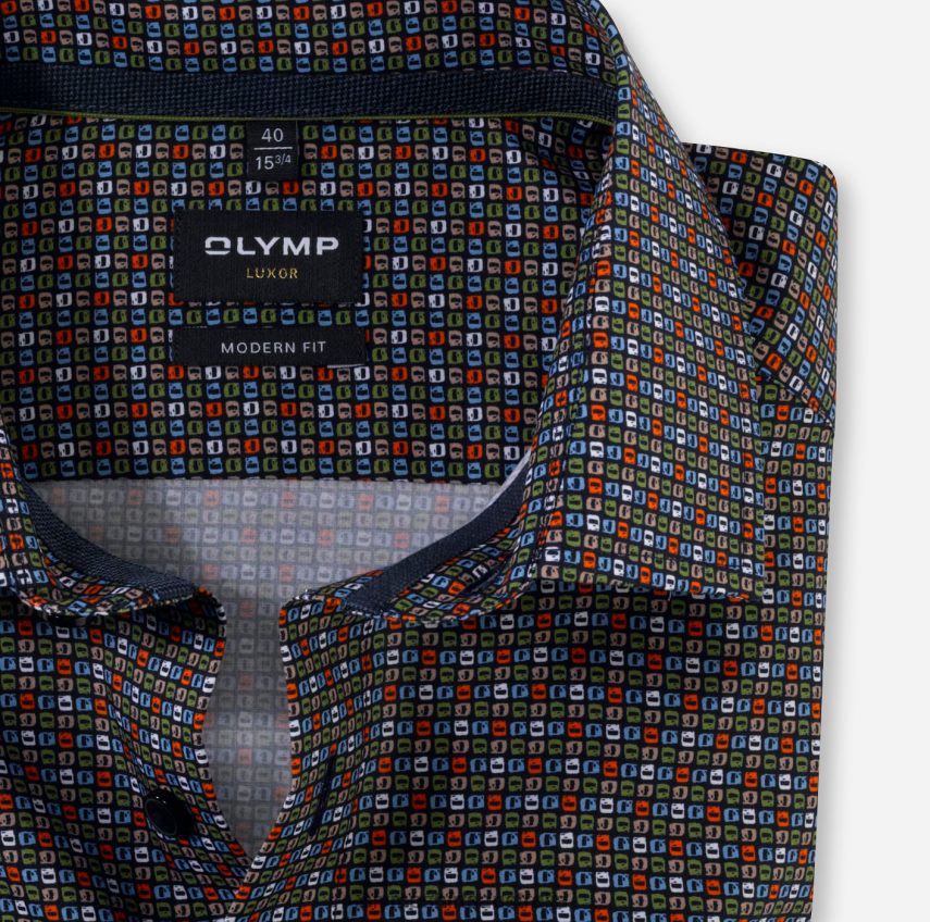 Clothing AU OLYMP Luxor Modern Fit, Business Shirt, Global Kent, Lime T8882J1142