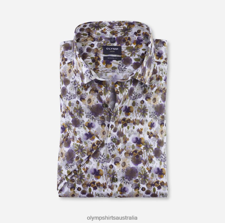 Clothing AU OLYMP Luxor Modern Fit, Business Shirt, Global Kent, Lime T8882J1154