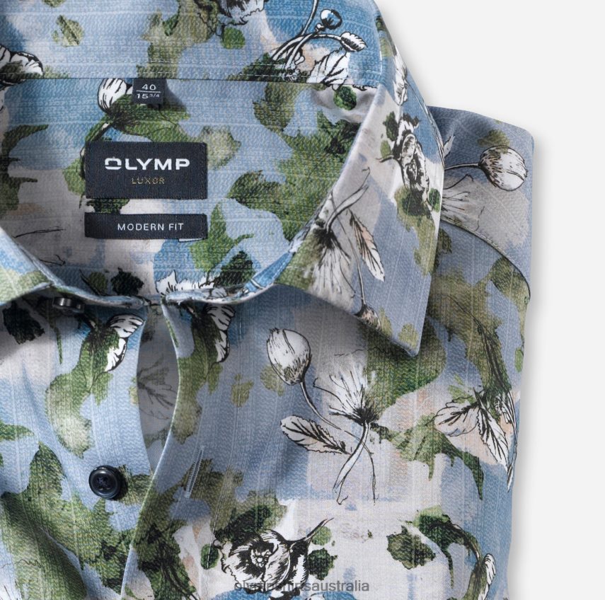 Clothing AU OLYMP Luxor Modern Fit, Business Shirt, Global Kent, Lime T8882J916