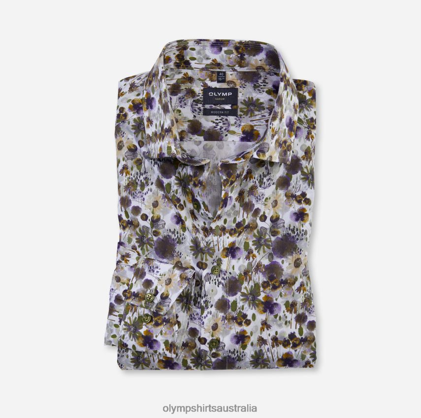 Clothing AU OLYMP Luxor Modern Fit, Business Shirt, Global Kent, Lime T8882J931