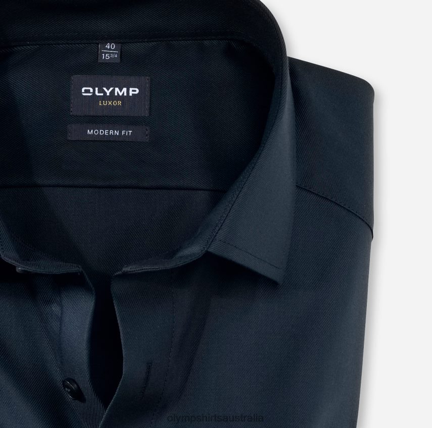 Clothing AU OLYMP Luxor Modern Fit, Business Shirt, Global Kent, Midnight Blue T8882J1033