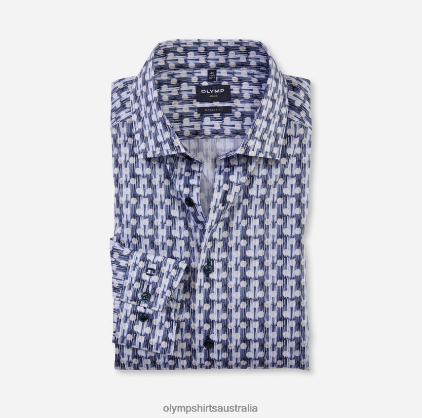 Clothing AU OLYMP Luxor Modern Fit, Business Shirt, Global Kent, Natural T8882J960