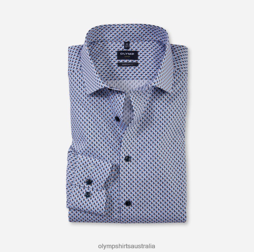 Clothing AU OLYMP Luxor Modern Fit, Business Shirt, Global Kent, Orange T8882J1192