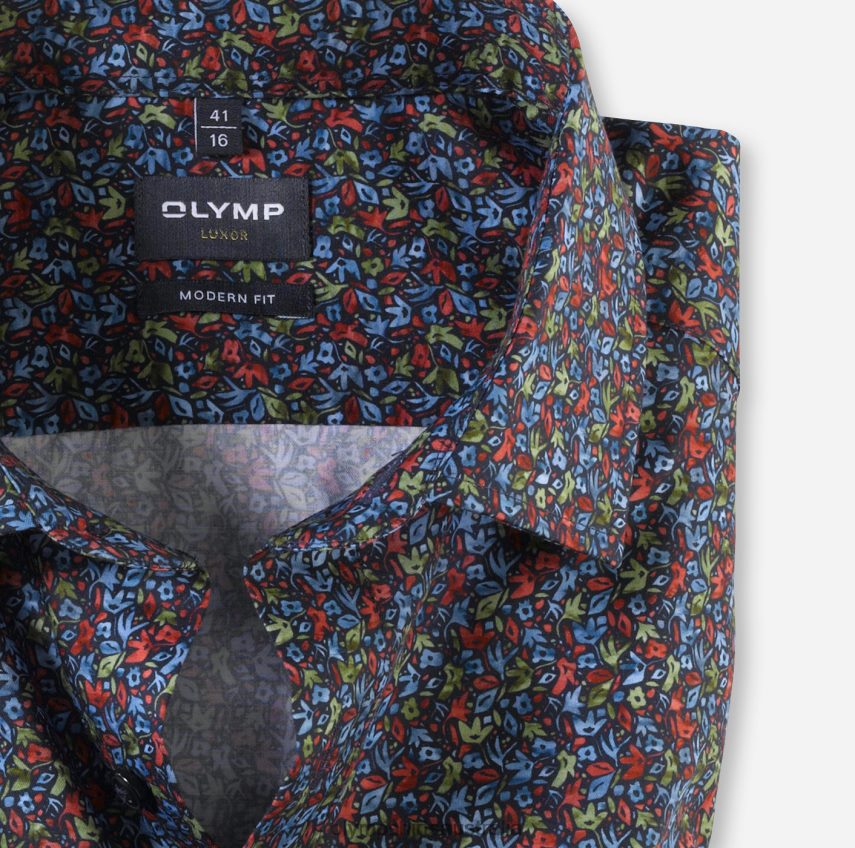 Clothing AU OLYMP Luxor Modern Fit, Business Shirt, Global Kent, Red T8882J1092