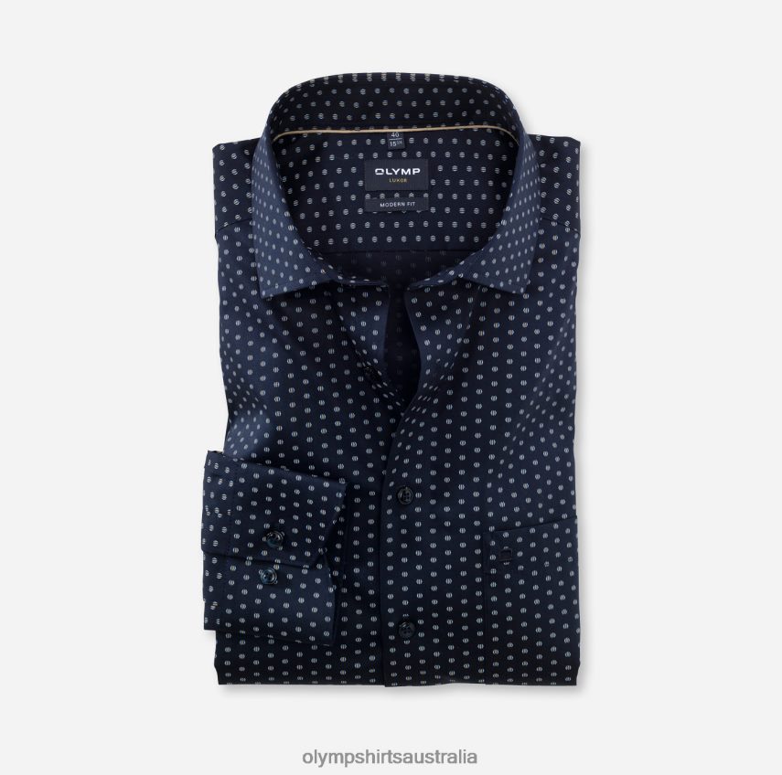 Clothing AU OLYMP Luxor Modern Fit, Business Shirt, Long Sleeve Extra Long, Global Kent, Natural T8882J1447