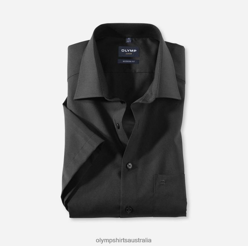 Clothing AU OLYMP Luxor Modern Fit, Business Shirt, New Kent, Black T8882J1395