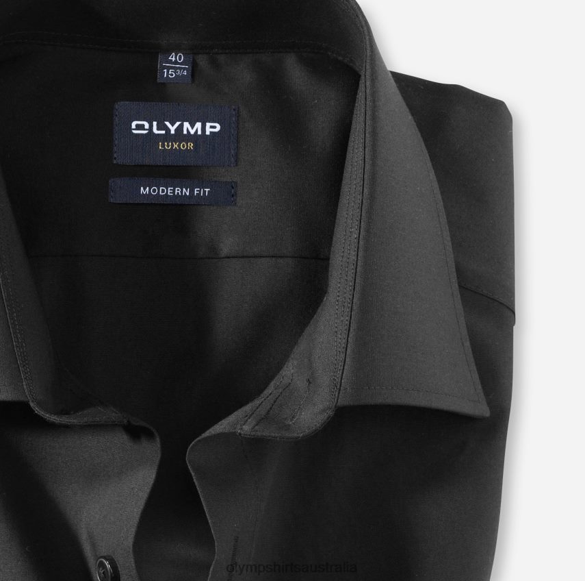 Clothing AU OLYMP Luxor Modern Fit, Business Shirt, New Kent, Black T8882J1395