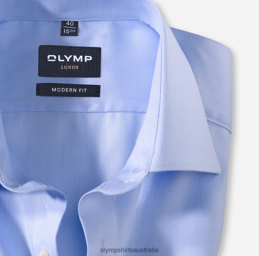 Clothing AU OLYMP Luxor Modern Fit, Business Shirt, New Kent, Bleu T8882J1006