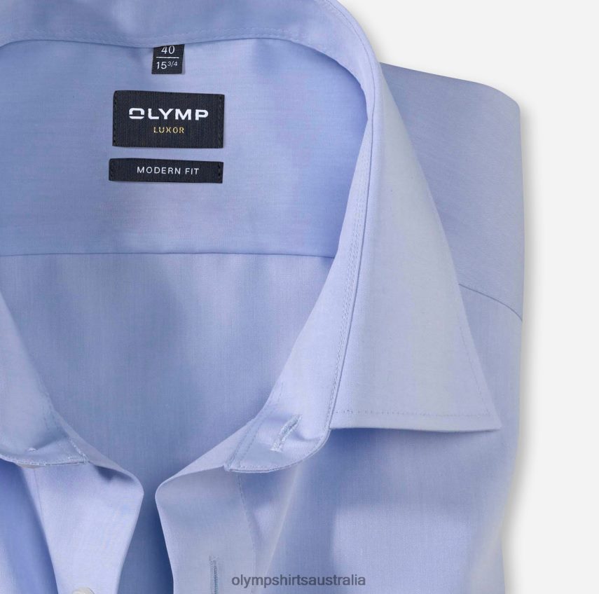Clothing AU OLYMP Luxor Modern Fit, Business Shirt, New Kent, Bleu T8882J1389