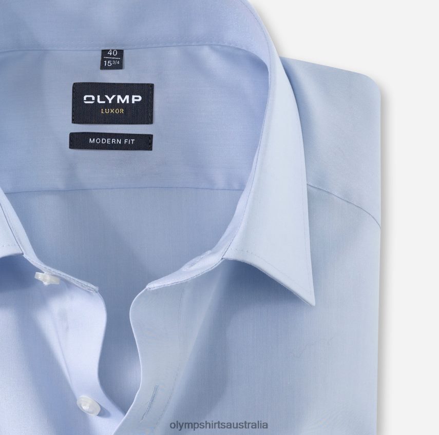 Clothing AU OLYMP Luxor Modern Fit, Business Shirt, New Kent, Bleu T8882J1391