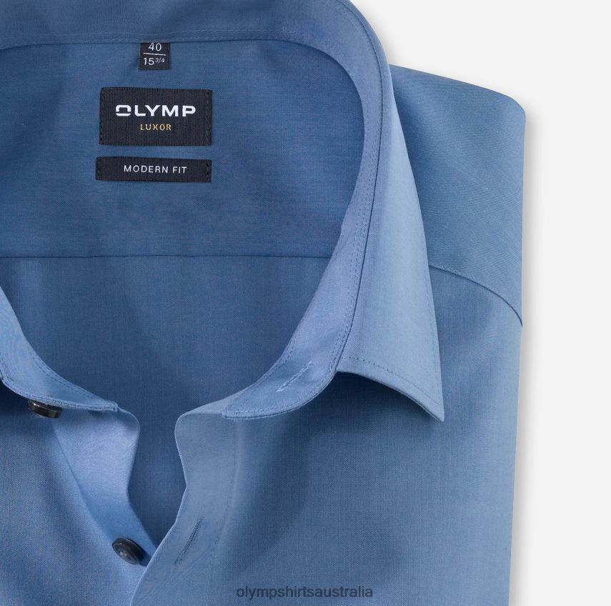 Clothing AU OLYMP Luxor Modern Fit, Business Shirt, New Kent, Blue T8882J1383