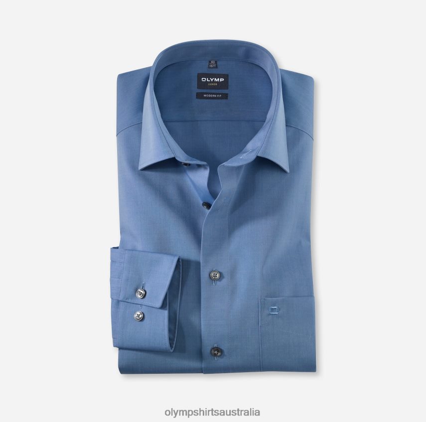 Clothing AU OLYMP Luxor Modern Fit, Business Shirt, New Kent, Blue T8882J1387