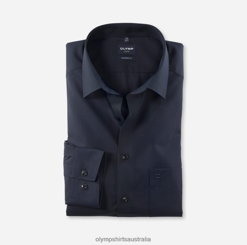 Clothing AU OLYMP Luxor Modern Fit, Business Shirt, New Kent, Indigo T8882J1394