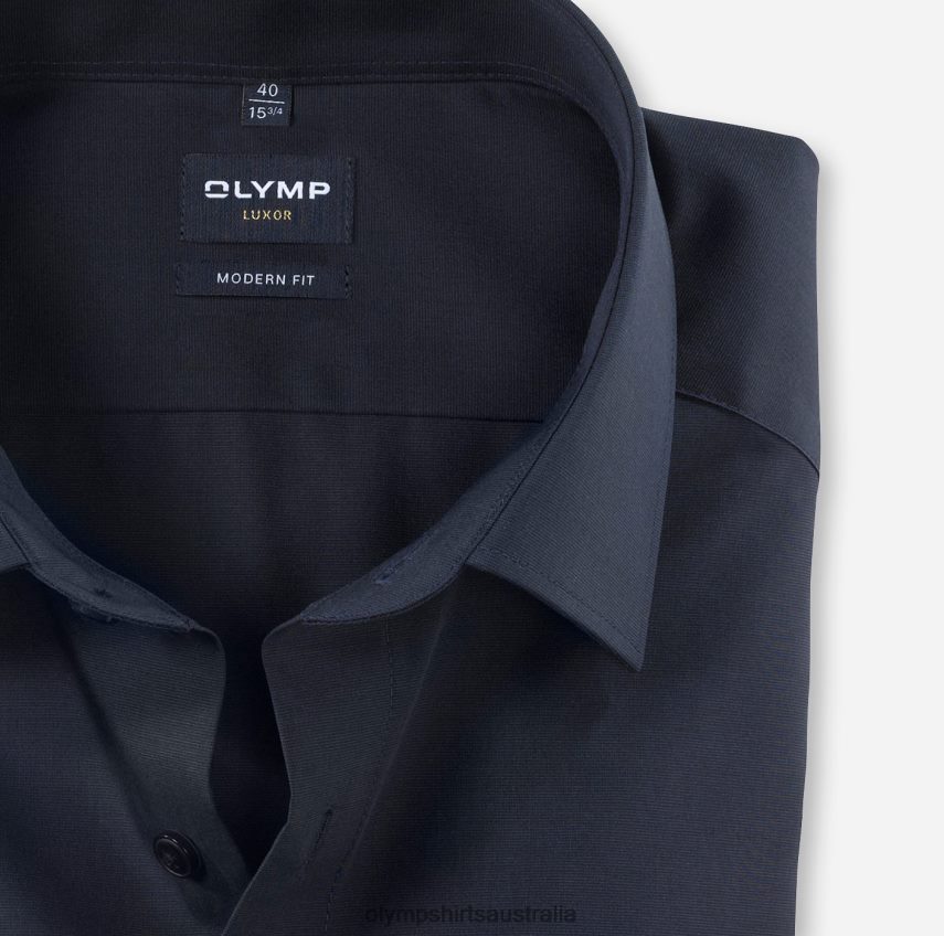 Clothing AU OLYMP Luxor Modern Fit, Business Shirt, New Kent, Indigo T8882J1394