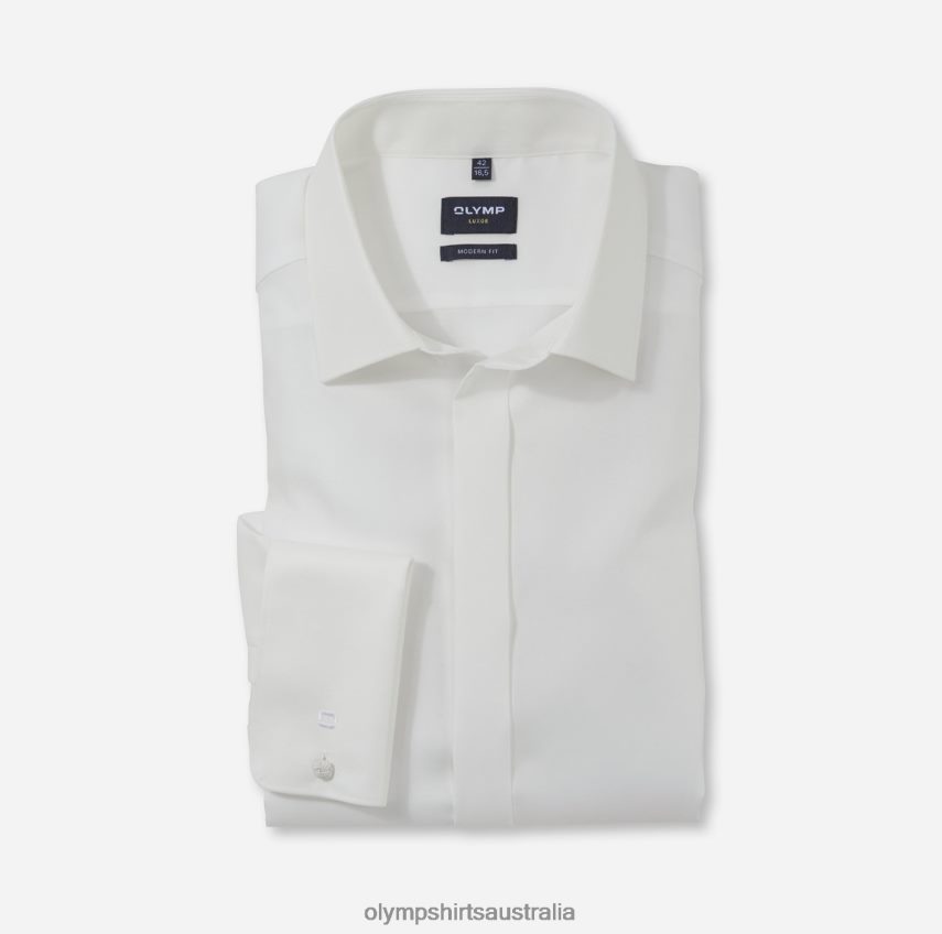 Clothing AU OLYMP Luxor Modern Fit, Business Shirt, New Kent, Light Beige T8882J1350