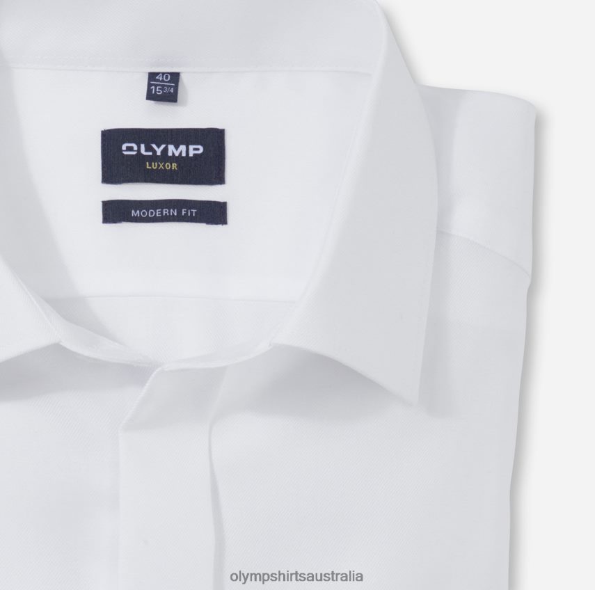 Clothing AU OLYMP Luxor Modern Fit, Business Shirt, New Kent, White T8882J1372
