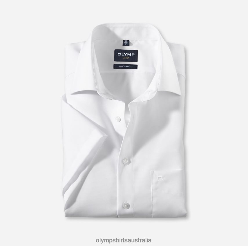 Clothing AU OLYMP Luxor Modern Fit, Business Shirt, New Kent, White T8882J1376