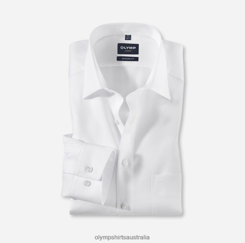 Clothing AU OLYMP Luxor Modern Fit, Business Shirt, New Kent, White T8882J989